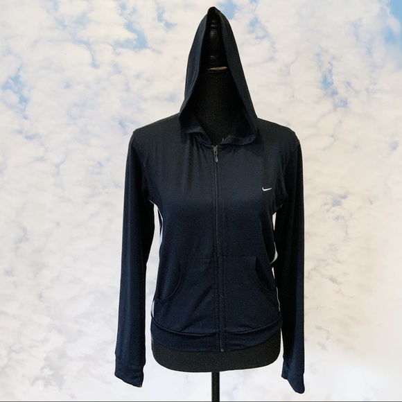 Nike Jackets & Blazers - Dark Nike Hooded Zip Up Jacket